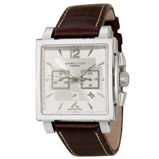 Hamilton Jazzmaster Square Auto Chrono Men's Automatic Watch H32666555 AB: Watches