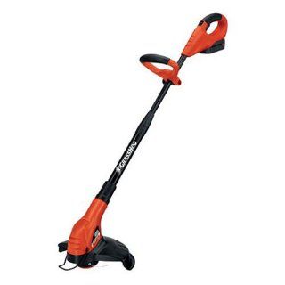 Black & Decker NST2018 GROOM 'N' EDGE 12 Inch 18 Volt Cordless Electric String Trimmer with 2 Batteries (Discontinued by Manufacturer) : Battery Powered Weedeater : Patio, Lawn & Garden