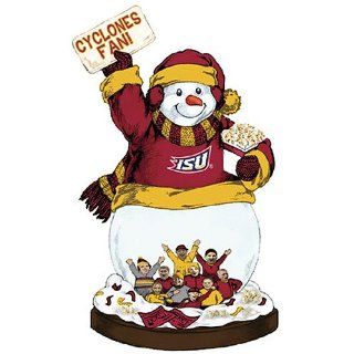NCAA Iowa State Cyclones Stadium Snowman  Sports Related Collectibles  Sports & Outdoors