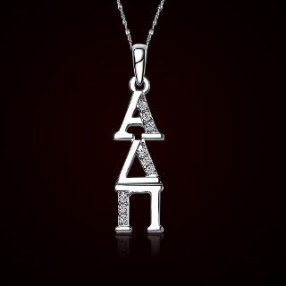 Alpha Delta Pi Sterling Silver Pendant : Other Products : Everything Else