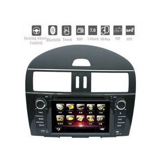 2Din Car DVD Player for NISSAN TIIDA (New) with 7.0 Inch Digital Touchscreen GPS Bluetooth PIP: Cell Phones & Accessories