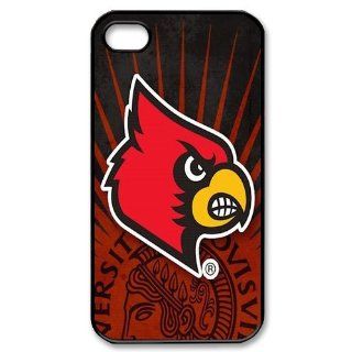 WY Supplier New Design Funny Fashion Cool NCAA Louisville Cardinals Apple iphone 4/4s case, Louisville Cardinals phone case cover for Apple iphone 4/4s, vazza Cell Phones & Accessories
