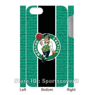 3D iPhone 4/4S hard plastic Case with Boston Celtics Team Logo by Sportscoverit: Cell Phones & Accessories