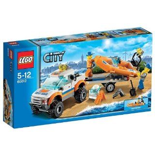 Lego 60012 City Coast Guard 4x4 Jeep Truck and Diving Boat & Minigfures New 5 12 Good Quality Fast Shipping Ship Worldwide From Hengheng Shop: Everything Else