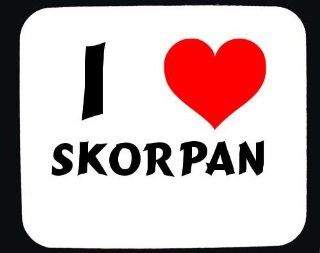 I Love Skorpan custom mouse pad (first name/surname/nickname): Electronics