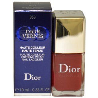 Dior Vernis Nail Lacquer No.853 Masai Red Women Nail Polish by Christian Dior, 0.33 Ounce : Beauty