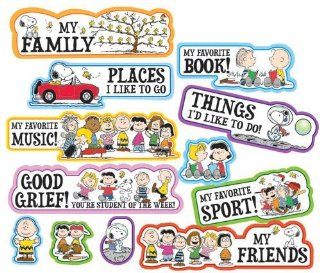 Eureka Peanuts Star of the Week Mini Bulletin Board Sets Toys & Games