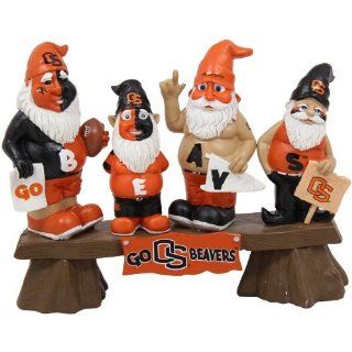 NCAA Oregon State Beavers Fan Gnome Bench : Sports Fan Outdoor Statues : Sports & Outdoors