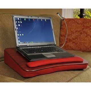Sofia+Sam Deluxe Memory Foam Lap Desk With Light   Portable & Designed for Laptops Up to 18" (Black) : Office Products