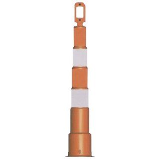 Jackson Safety 22801 Grip and Go Low Density Polyethylene Channelizer Cone with 4" High Intensity Sheeting, White, 49 4/5" Overall Height: Science Lab Safety Cones: Industrial & Scientific