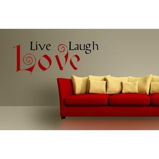 Live Laugh Love Vinyl Wall Art