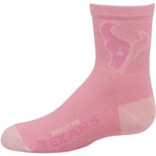 NFL Houston Texans Preschool Pink Team Logo Socks Fashion T Shirts Clothing