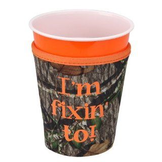 I'm Fixin' To Mossy Oak Camo Koozie Mossy Oak Camo Camouflage Solo Cup Holder Kitchen & Dining