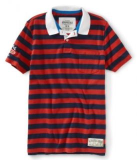 Aeropostale Mens Surf Chasers Rugby Polo Shirt 889 Xs at  Mens Clothing store: