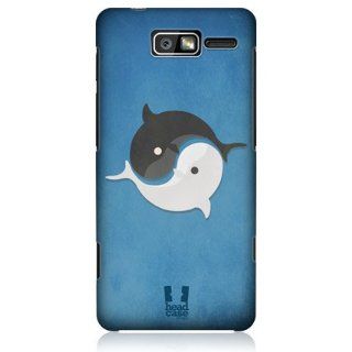 Head Case Designs Yin Yang Kawaii Whales Hard Back Case Cover for Motorola RAZR i XT890: Cell Phones & Accessories