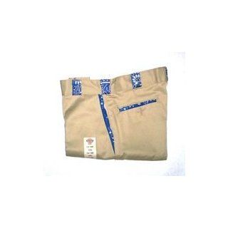 Bandana Fever : Custom Bandana Dickies Pants (Khaki/Royal Blue): Apparel Accessories: Clothing