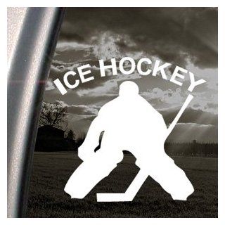 Ice Hockey Decal Truck Bumper Window Vinyl Sticker: Automotive