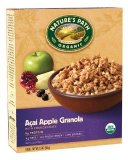 Nature's Path Organic Acai Apple Granola with Pomegranate, 11.5 Ounce Boxes, (Pack of 4) : Granola Breakfast Cereals : Grocery & Gourmet Food