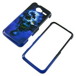 Blue Skull Protector Case for Motorola Electrify M XT901: Cell Phones & Accessories