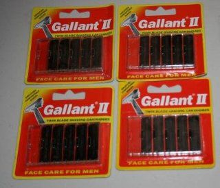 20 Gallant Blades fits Gillette Trac II Plus Razor Twin Cartridges Refills USA : Other Products : Everything Else