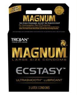 Trojan Magnum Ecstasy Condoms   Box Of 3: Everything Else