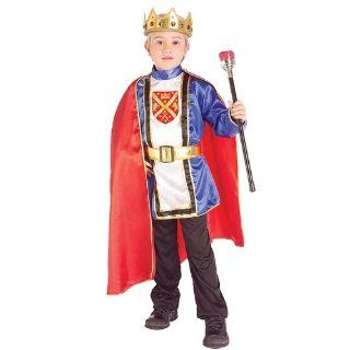 Kids Royal King Costume   Child Large: Toys & Games