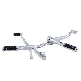 Chrome Forward Controls Harley Sportster 04 12 Iso Pegs 883 1200 Kit: Automotive