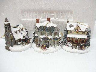 Thomas Kinkade Cottage Ornaments Winter Memories Illuminated Collection 3rd Issue 2000 : Collectible Figurines : Everything Else