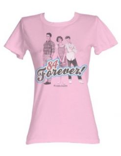 Sixteen Candles   84 Forever Womens T Shirt In Light Pink: Novelty T Shirts: Clothing