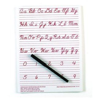SCBASH912CU 12   TRADITIONAL CURSIVE WRITE ON pack of 12: Office Products