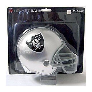 Oakland Raiders Mini Football Helmet Coin Bank: Sports & Outdoors