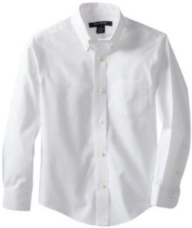 Brooks Brothers Boys 8 20 Non Iron Point Collar Barrel Cuff Shirt: Dress Shirts: Clothing