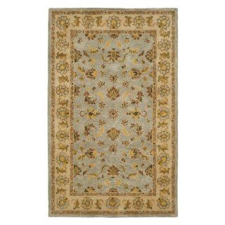 Safavieh Heritage Collection HG913A Handmade Light Blue and Beige Hand spun Wool Area Rug, 9 Feet 6 Inch by 13 Feet 6 Inch  