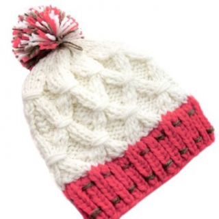 LOCOMO Men Women Criss Cross Cabled Knit Beanie Hat Cap Warm FAF025WHT White at  Womens Clothing store: Skull Caps