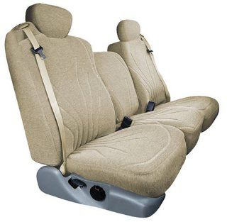 Elegant E LC916 Custom Made Bench / Backrest Seat Cover   Premier Tweed Fabric, Tan: Automotive