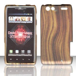 2D Wood Design Motorola Droid RAZR MAXX , XT913/ XT916 Verizon Case Cover Hard Protector Phone Cover Snap on Case Faceplates: Cell Phones & Accessories