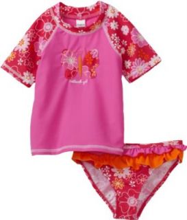 Osh Kosh Girls 2 6X Toddler Rash Guard Set, Pink, 2T: Clothing