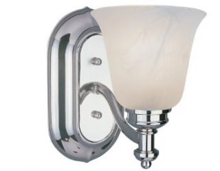 Z Lite 301 1V CH Hollywood 1 Light Vanity   Vanity Lighting Fixtures  