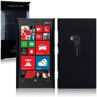 NOKIA LUMIA 920 HYBRID RUBBERISED BACK COVER CASE   SOLID BLACK: Cell Phones & Accessories