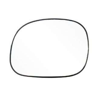 Fit System 33034 Ford/Lincoln Left Side Heated Power Replacement Mirror Glass with Backing Plate: Automotive