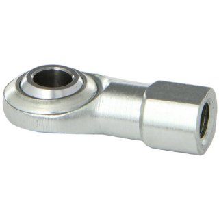 Sealmaster CFF 7 Rod End Bearing, Two Piece, Commercial, Non Relubricatable, Female Shank, Right Hand Thread, 7/16" 20 Shank Thread Size, 7/16" Bore, 7 degrees Misalignment Angle, 9/16" Length Through Bore, 1 1/8" Overall Head Width, 0