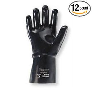 Ansell 9 928 10 Neox Fully Coated Neoprene Gloves, 18" Gauntlet, Size 10 (Price is per Dozen): Work Gloves: Industrial & Scientific