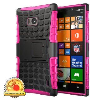 Hyperion Nokia Lumia Icon 929 Windows Phone Explorer Hybrid Case (Compatible with Verizon Nokia Lumia Icon 929) **2 Year No Hassle Warranty** [Hyperion Retail Packaging] (PINK) Cell Phones & Accessories