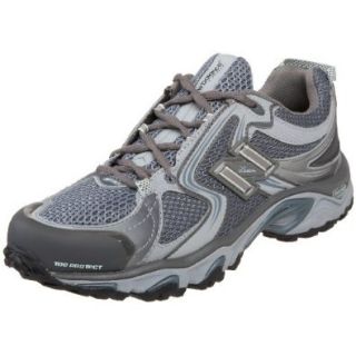New Balance Women's Wt910 Trail Shoe, Grey/Blue, 6 B: Trail Runners: Shoes