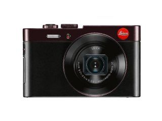 Leica Camera 18489 12.1MP Digital Camera with 7x Optical Image Stabilized Zoom and 3 Inch LCD (Dark Red Burgundy) : Point And Shoot Digital Cameras : Camera & Photo