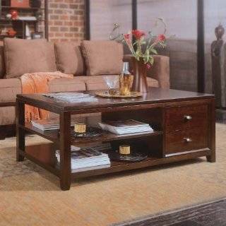 American Drew 912910 Tribecca Cocktail Coffee Table in Root Beer 912910  