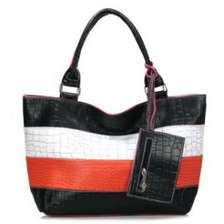 MyLux Fashion Desinger Women handbag Purse K867L (black56867): Shoes