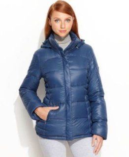 Calvin Klein Jacket, Coat, Packable Hooded Quilted Down Puffer "S" 