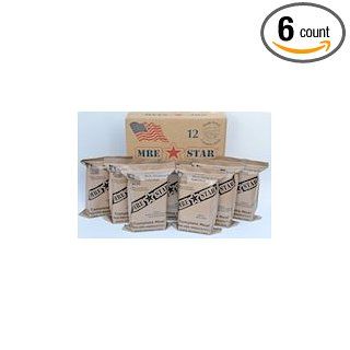 Half Case (total of 6 Individual Meals) of MRE Star Ready to Eat Complete Meals w/ Flameless Heaters   Variety of Meals   Great for Bugout Bug Out Survival Emergency Bags Kits for Disasters 2012 Zombie Apocalypse: Emergency Food Supplies: Industrial & 