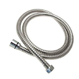 Silvery Metal Plated Plastic Flexible Shower Hose 1.2m   Shower Dispensers